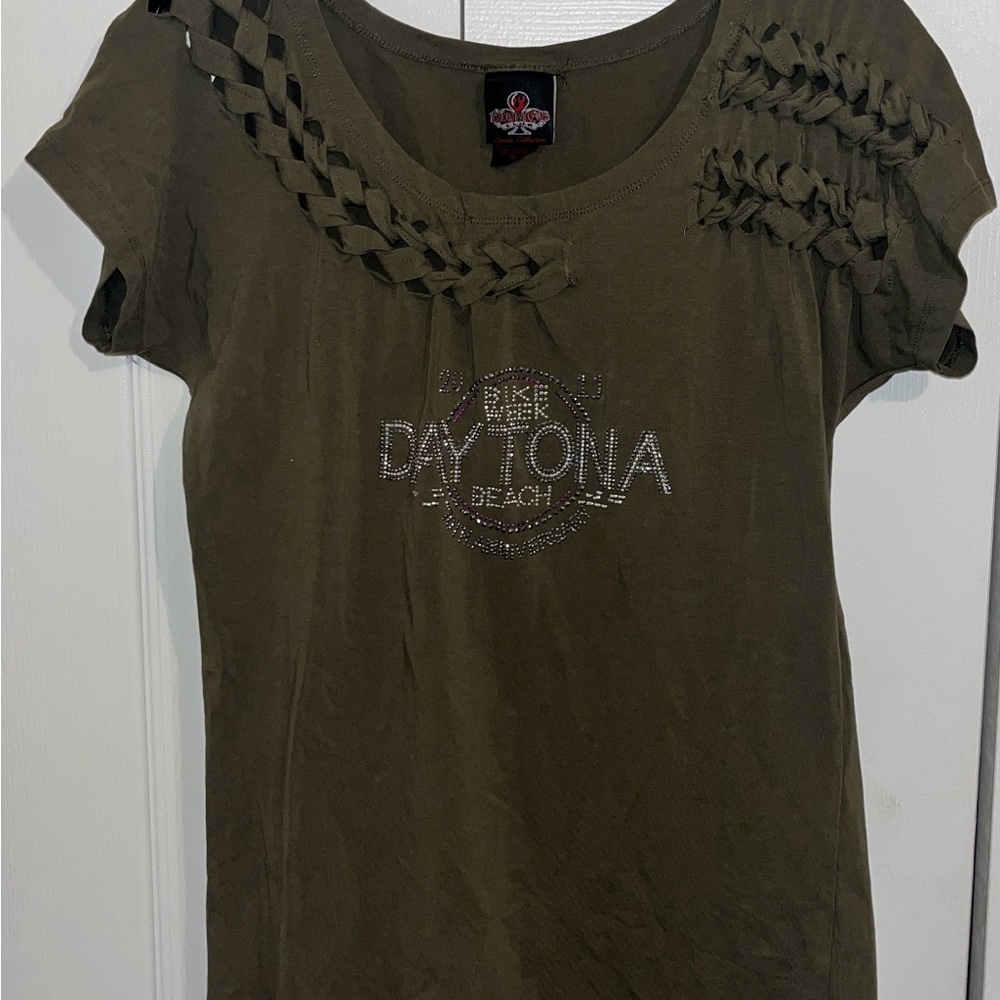 Olive Green Top